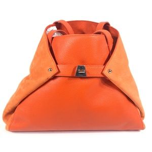 NWT Akris Ai Orange Shoulder Bag with Wallet